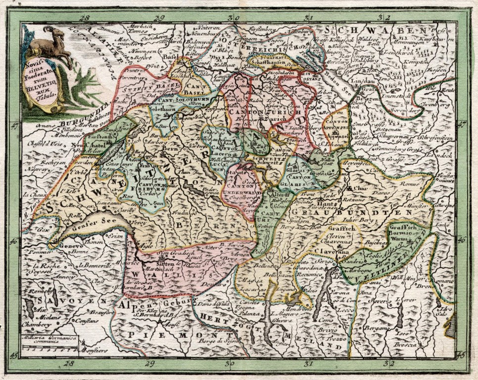 um 1720 - Canton Schweitz von Weigel, Christoph