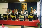 2002 - 65.Geburtstag mit Blasmusik-Kapelle in der Pausenhalle der Albert-Schweitzer-Schule